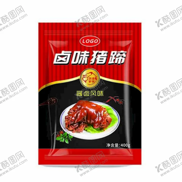 编号：15407501301526101973【酷图网】源文件下载-猪蹄包装袋