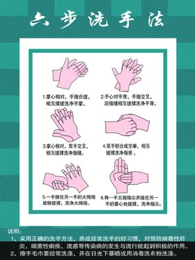 六步洗手法