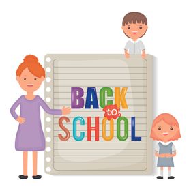 学生学校生活主题图案