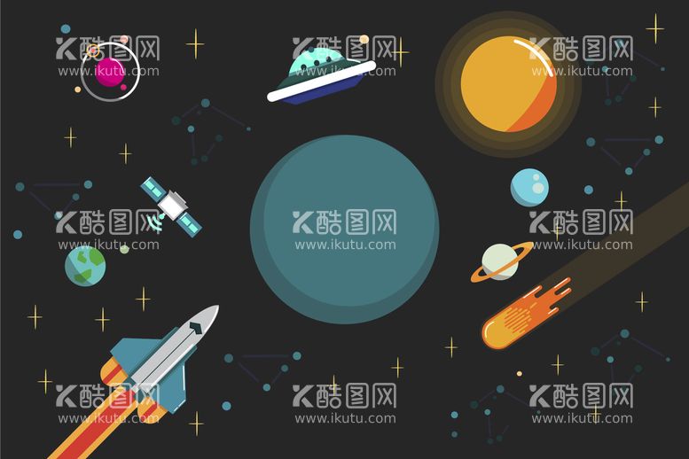 编号：20519309261729476245【酷图网】源文件下载-星球背景 