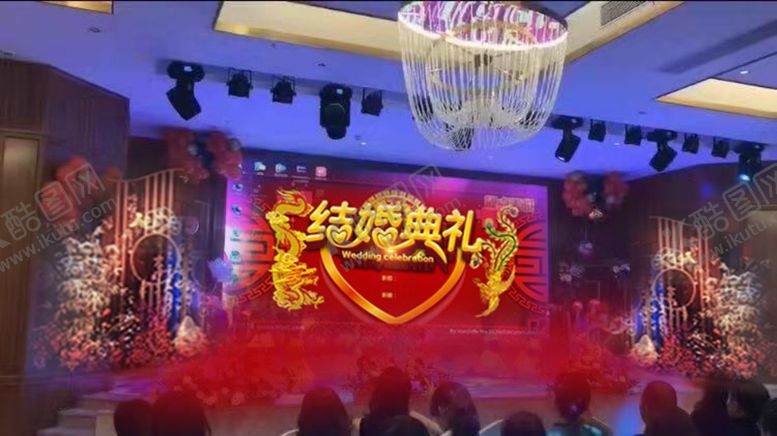 编号：94335109300245586783【酷图网】源文件下载-结婚典礼舞台效果图