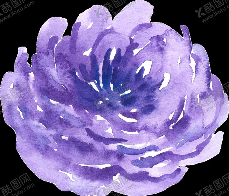 编号：76118510250348375005【酷图网】源文件下载-水彩花卉