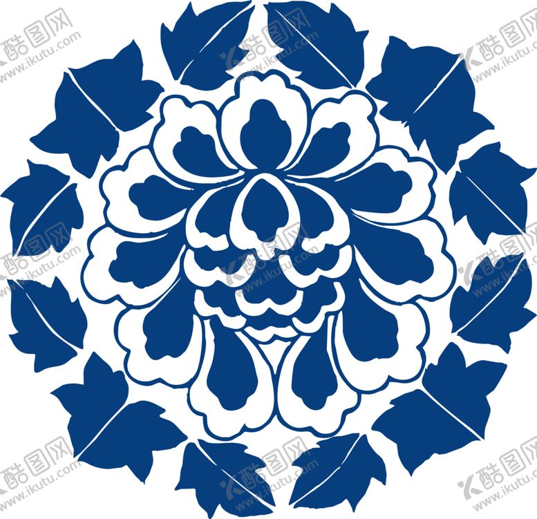 编号：84513509200505533651【酷图网】源文件下载-青花瓷图案