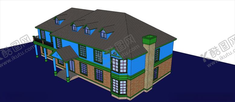 编号：86892709161557493563【酷图网】源文件下载-别墅