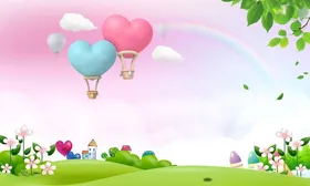 卡通背景幼儿园背景可爱背景