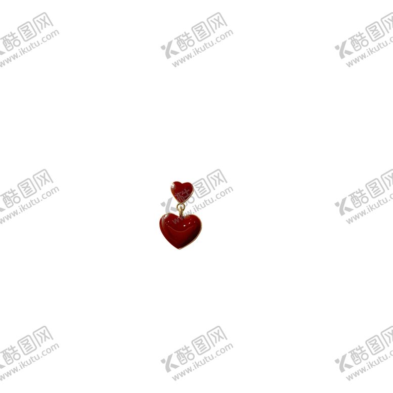 编号：34515207041234332818【酷图网】源文件下载-心型耳坠