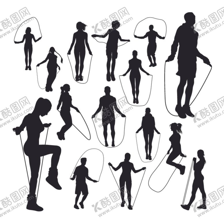 编号：27546310091654322467【酷图网】源文件下载-运动剪影