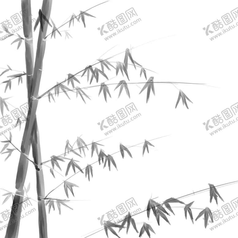 编号：99068103271318418700【酷图网】源文件下载-水墨竹子
