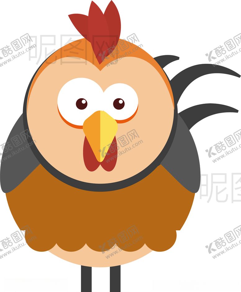编号：93863505031638091793【酷图网】源文件下载-卡通公鸡