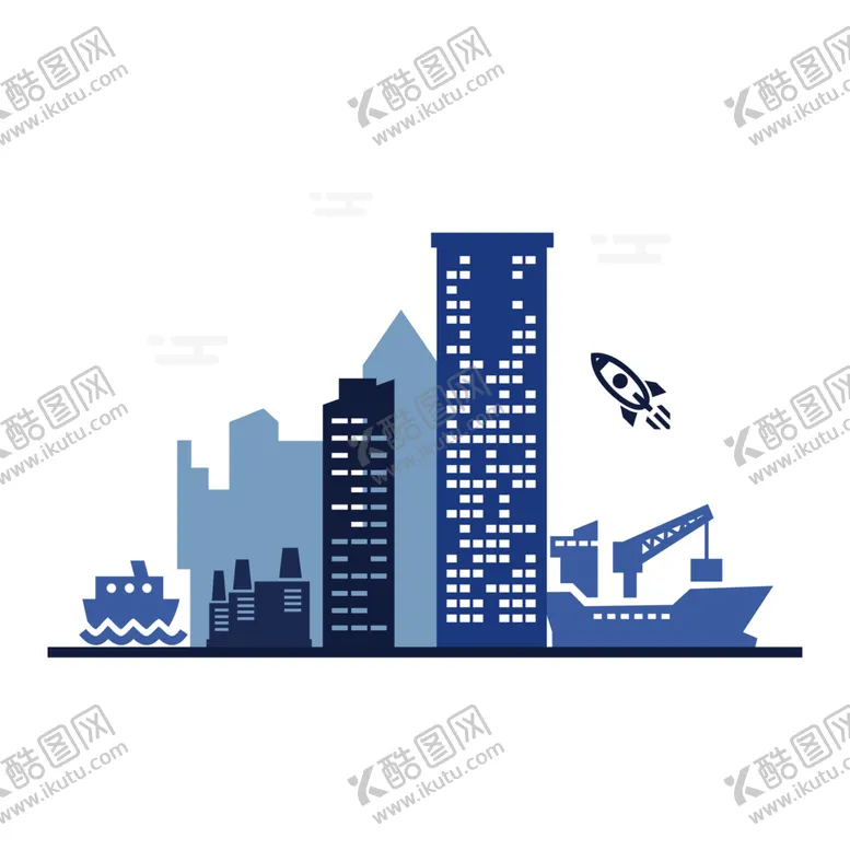 编号：83817506261832063936【酷图网】源文件下载-城市剪影