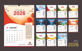 2026年日历模板