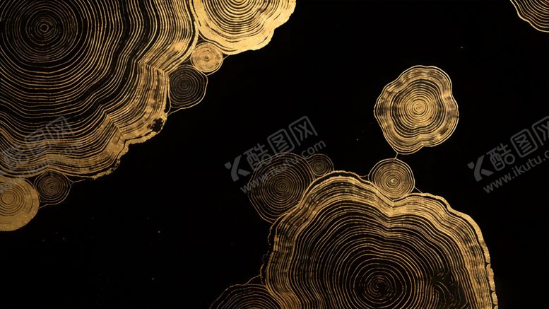 编号：34580204162136037810【酷图网】源文件下载-黑金抽象纹理图案背景