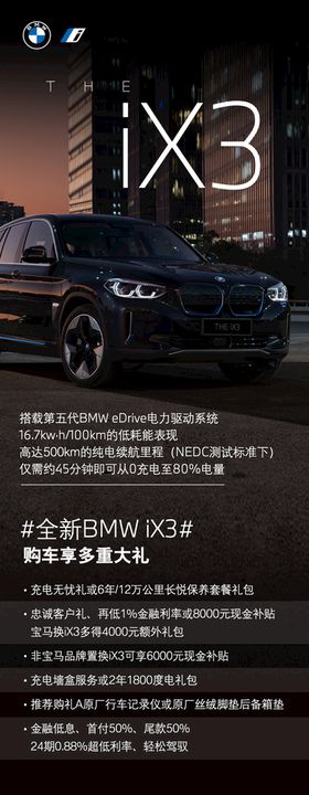 BMW宝马iX3路线长图