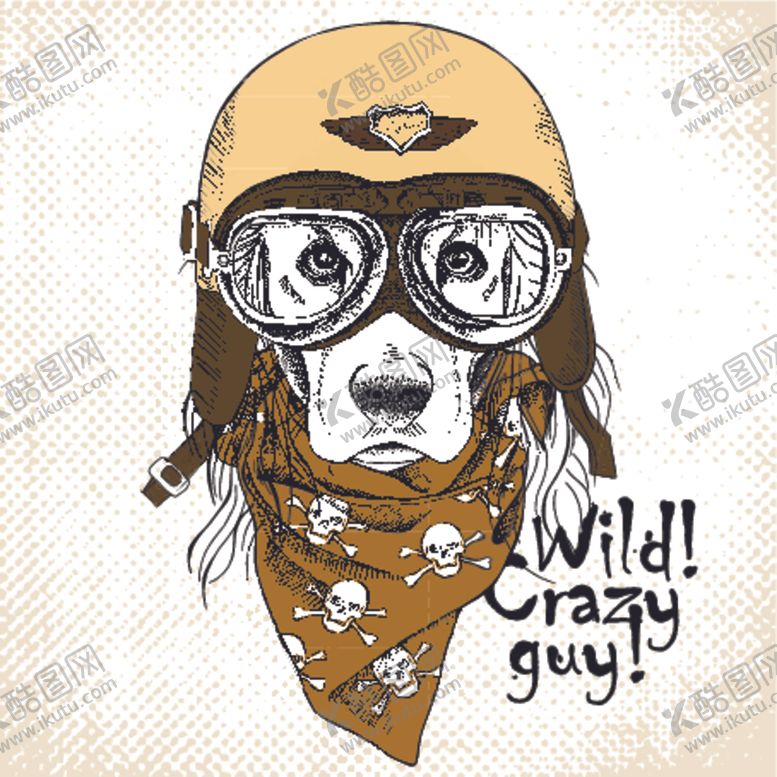 编号：73031609190228393846【酷图网】源文件下载-卡通小狗