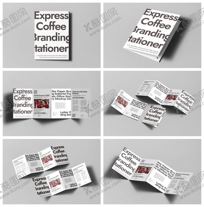 编号：64978909162008449593【酷图网】源文件下载-折页宣传册册子杂志样机