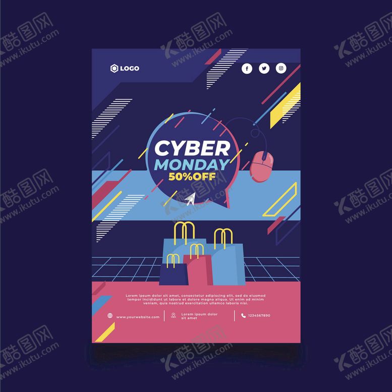 编号：10278409131559026134【酷图网】源文件下载-抽象销售海报