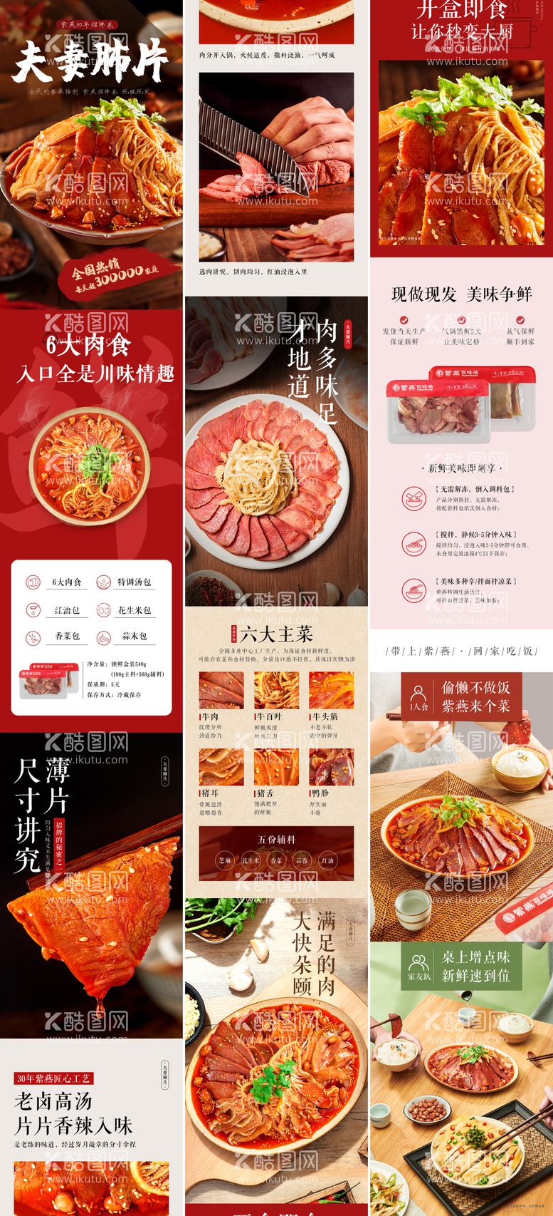 编号：94894011250030411079【酷图网】源文件下载-休闲卤味零食夫妻肺片详情页