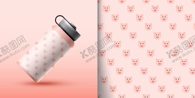 编号：27975101131802219474【酷图网】源文件下载-小猪图案