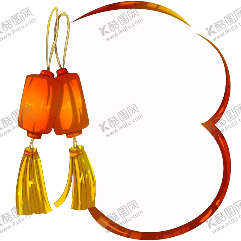 编号：49550709092101074438【酷图网】源文件下载-喜庆中国风灯笼边框