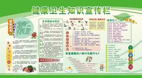 卫生健康知识展板