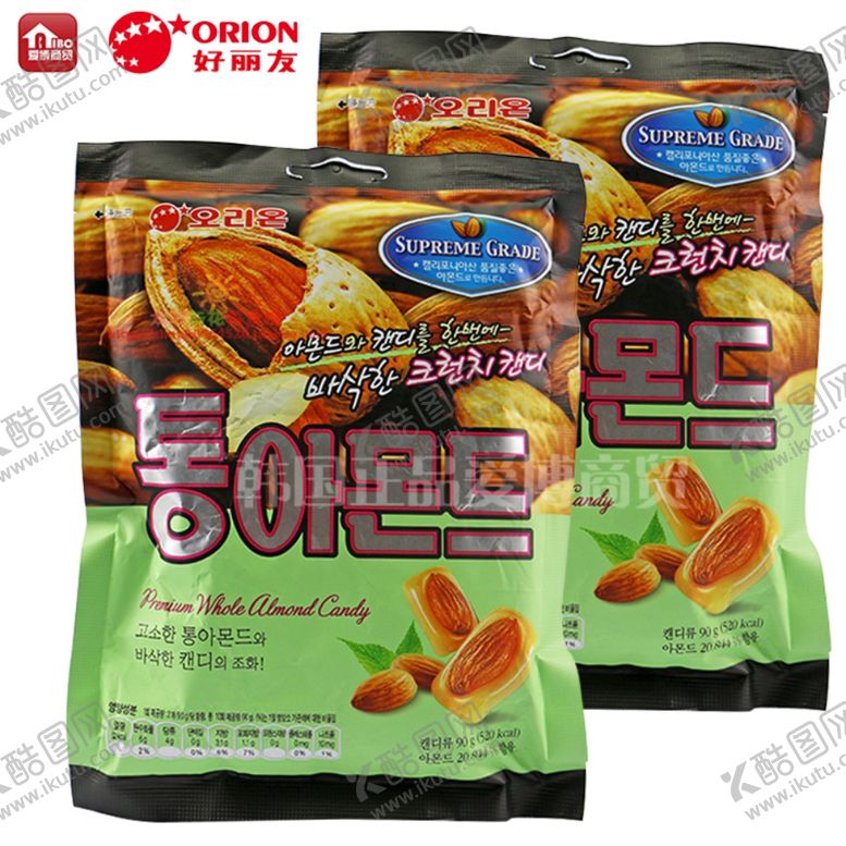 编号：73533510060141461157【酷图网】源文件下载-韩国乐天好丽友杏仁糖