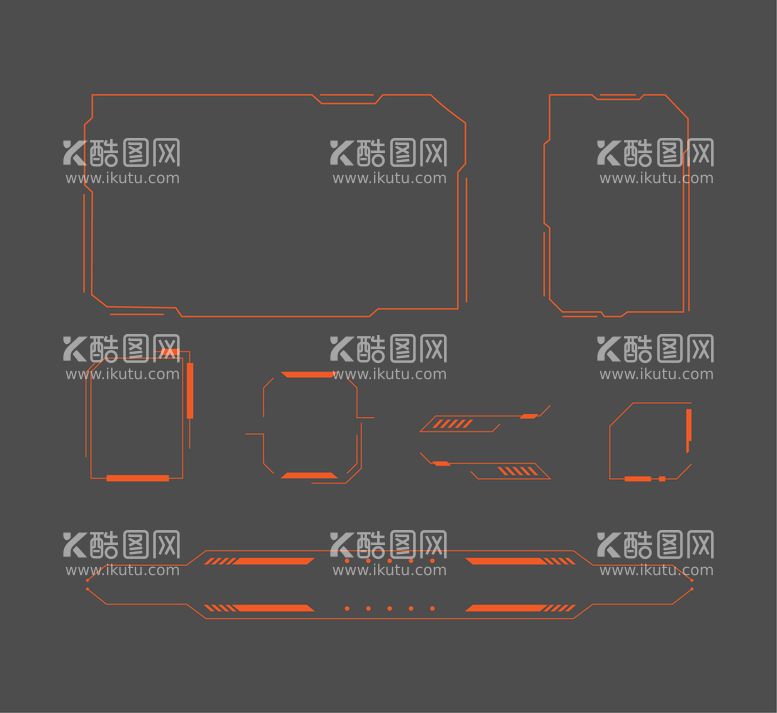 编号：90718209200141385830【酷图网】源文件下载-科技风边框