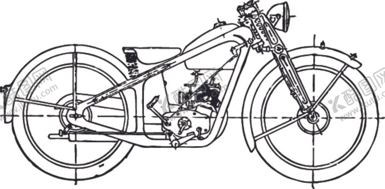 编号：76308209200920169210【酷图网】源文件下载-手绘摩托赛车