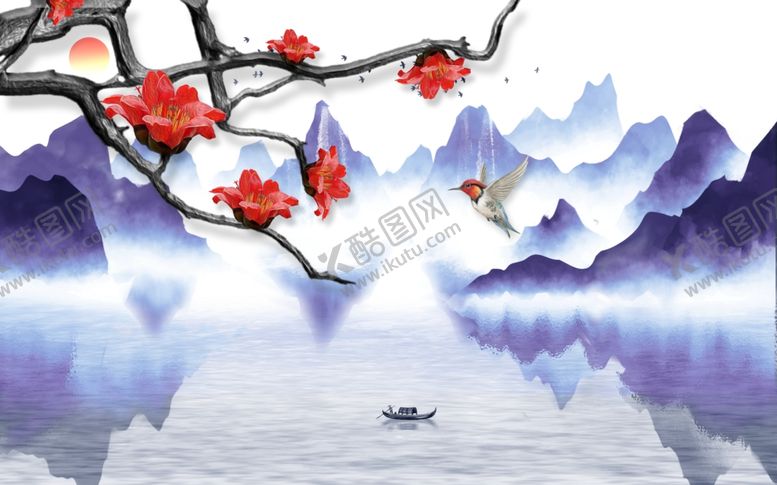 编号：14743910131446035288【酷图网】源文件下载-山水画