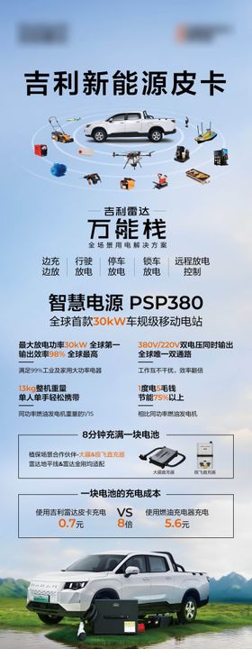 外放电立牌