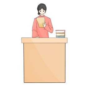 教师教书讲台合成海报素材