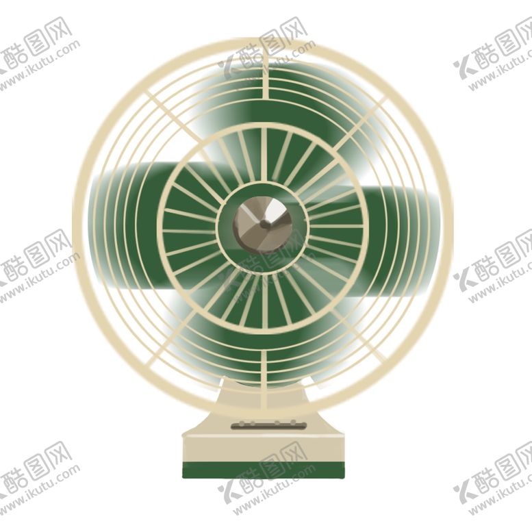 编号：66258809121546216035【酷图网】源文件下载-风扇夏季插画海报素材