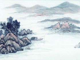 山水画 水墨山水  国画图片