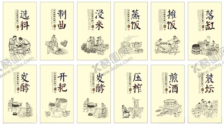 编号：90344212151531338685【酷图网】源文件下载-酒文化古法酿酒技术