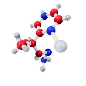 彩色分子结构背景