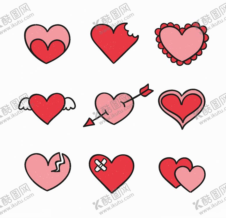 编号：20882310061343468393【酷图网】源文件下载-爱心