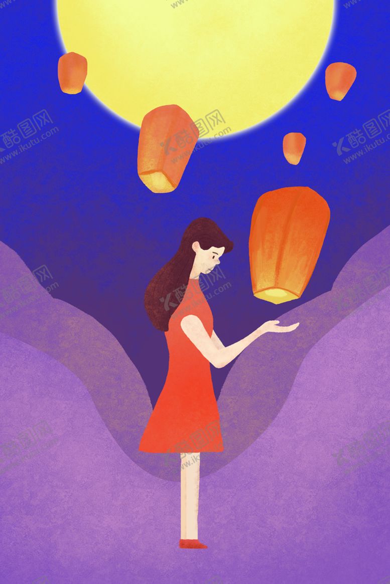 编号：95201709141515520176【酷图网】源文件下载-中秋节插画