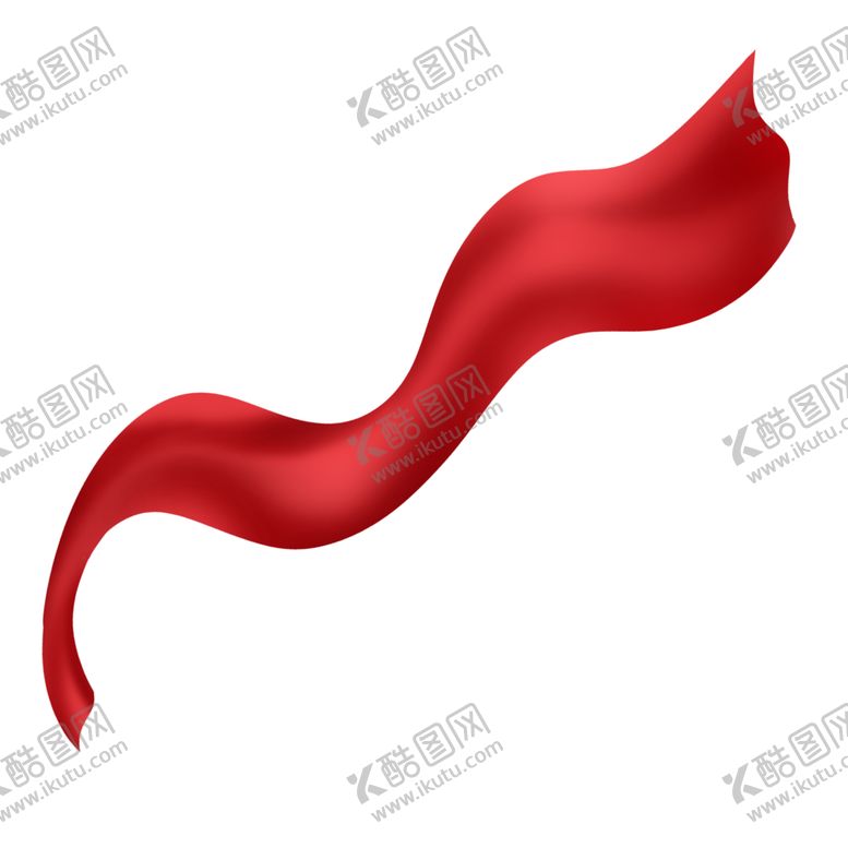 编号：59583106151750559509【酷图网】源文件下载-红色飘带