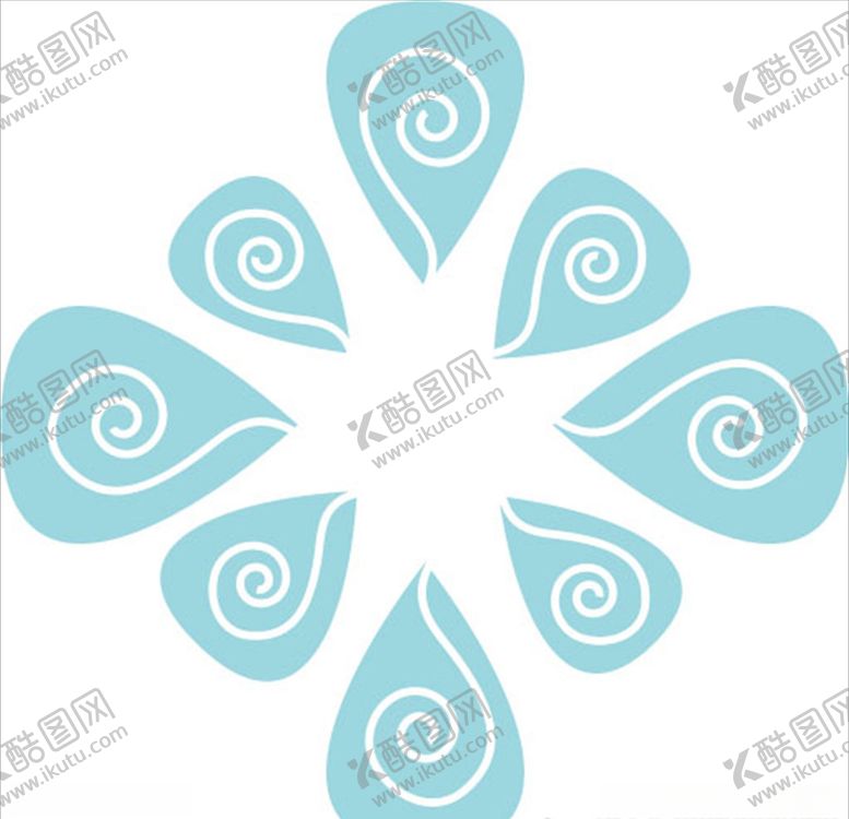 编号：96581807070040523859【酷图网】源文件下载-八瓣花朵logo商标
