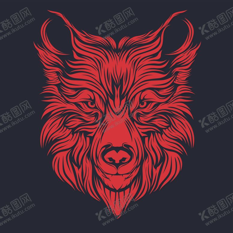 编号：30393910061901156429【酷图网】源文件下载-矢量动物头像