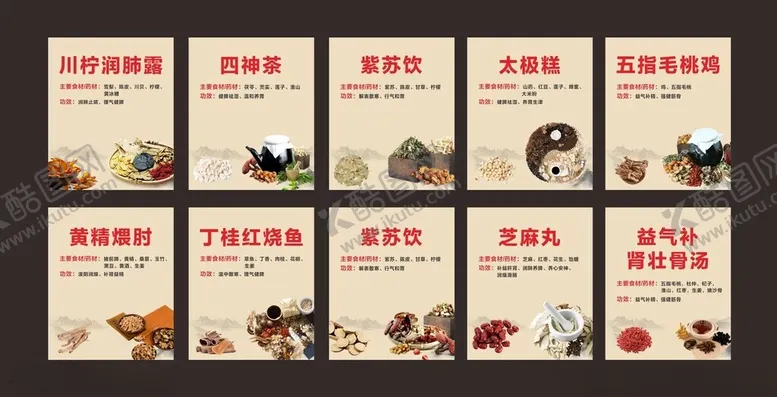 编号：80012602212252093265【酷图网】源文件下载-药膳标签