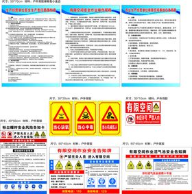 有限空间安全生产告知牌