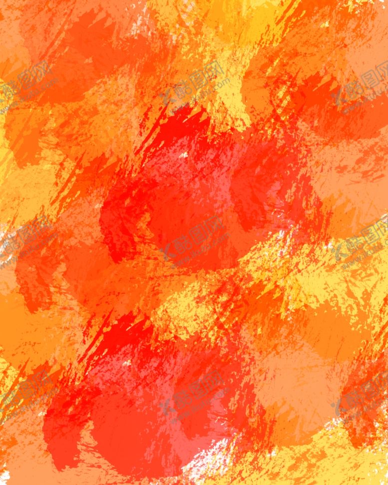 编号：82553409211814185211【酷图网】源文件下载-橙色水彩背景