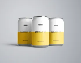 易拉罐样机可乐素材啤酒