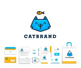 猫品牌视觉识别设计元素
