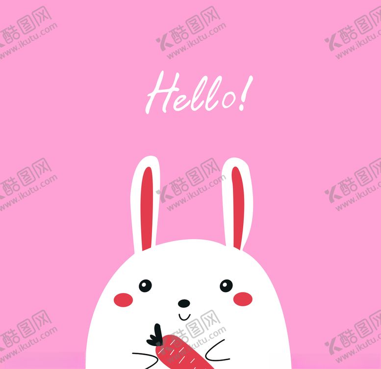 编号：70870106281606316587【酷图网】源文件下载-卡通兔子图案