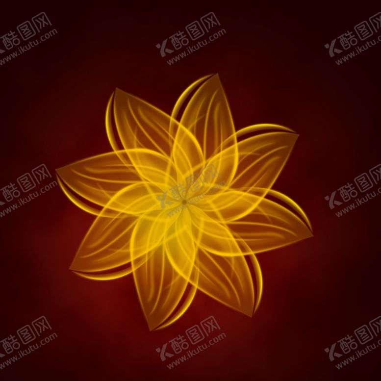 编号：84967710022155486564【酷图网】源文件下载-黄色透明花