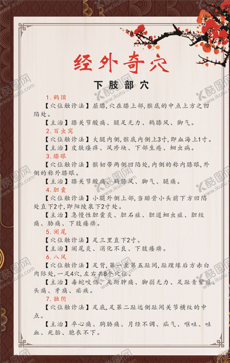 编号：89005509262317015797【酷图网】源文件下载-下肢部穴