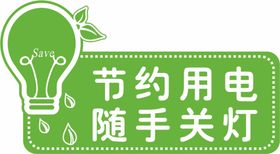 节约用电环保公益宣传展板