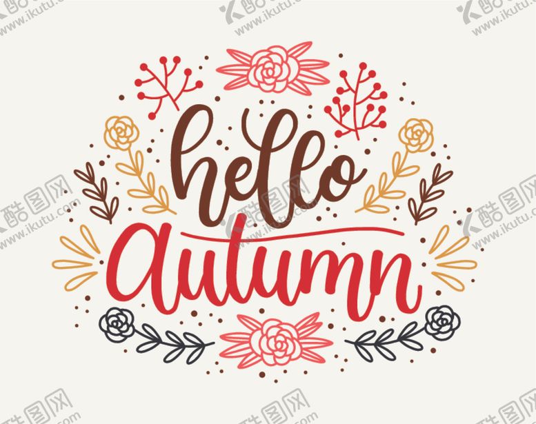 编号：63510209191525037993【酷图网】源文件下载-秋天绘画树叶素材