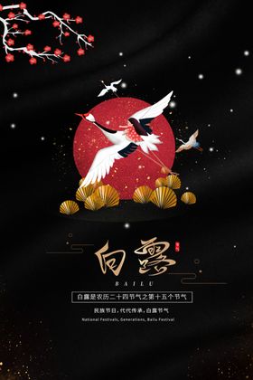 白鹭背景海报模板